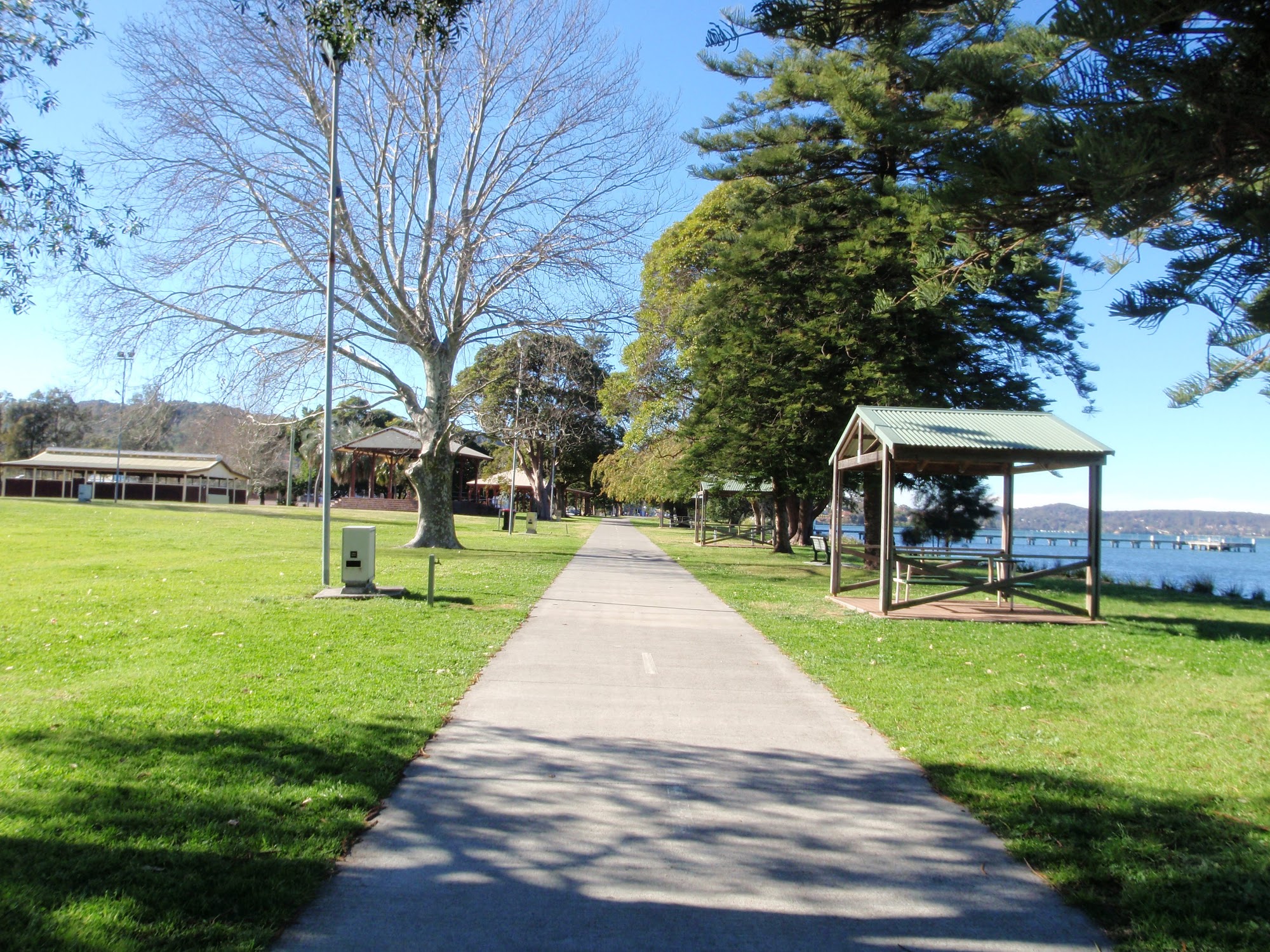 Enjoying the view at Speers Point Park