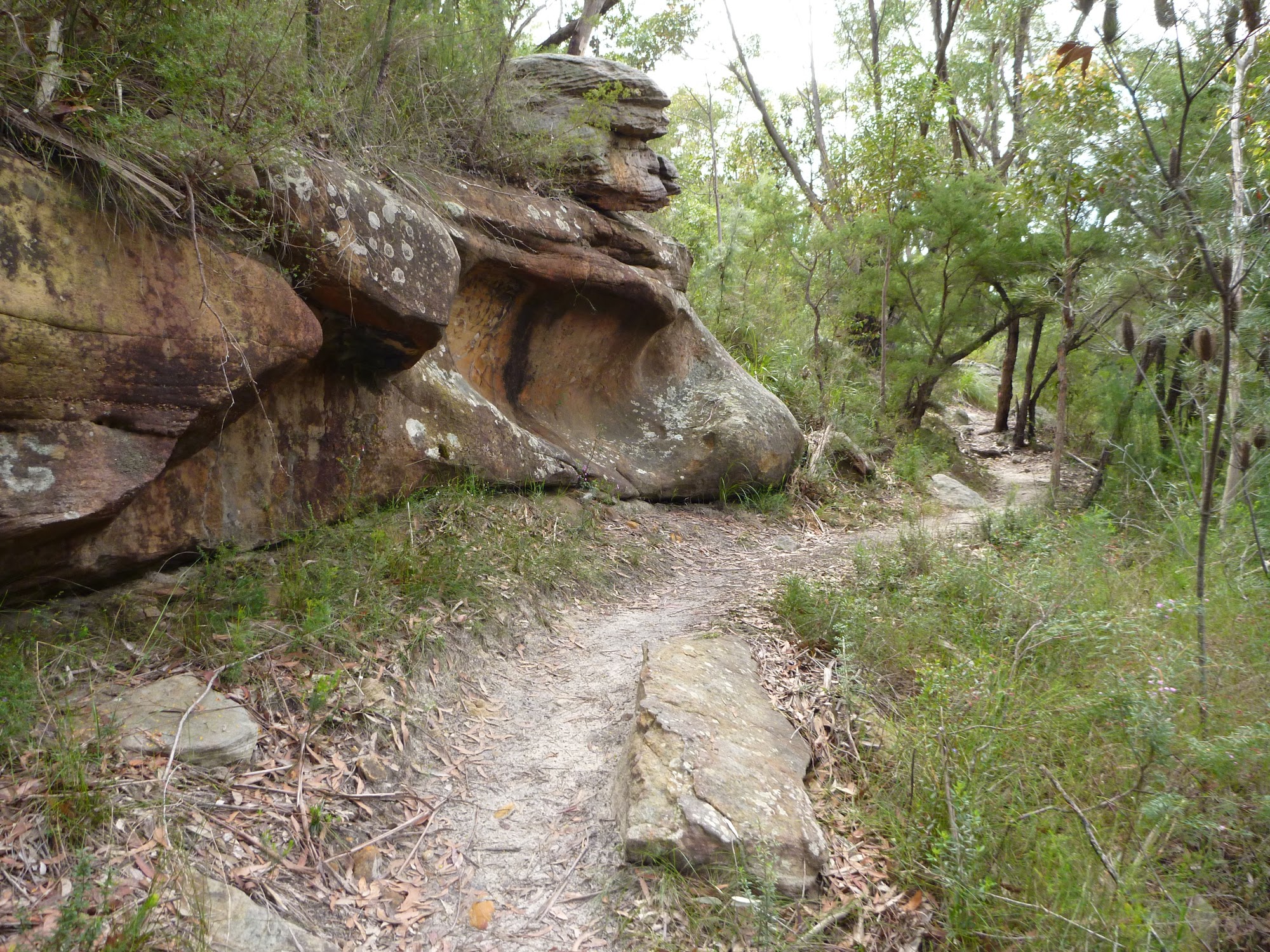 Rock formation north of Campbells Creek